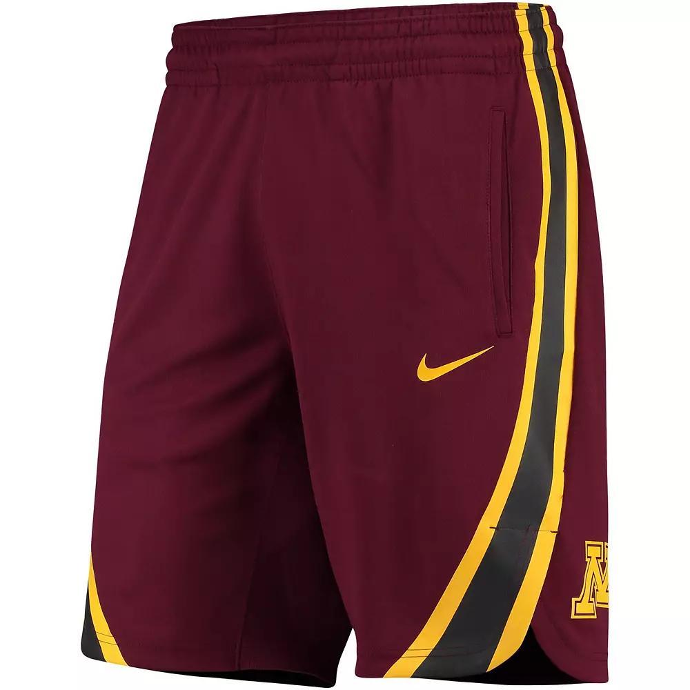 Men's Nike Maroon Minnesota Golden Gophers Replica Basketball Shorts, Size: Medium, Red Product Image