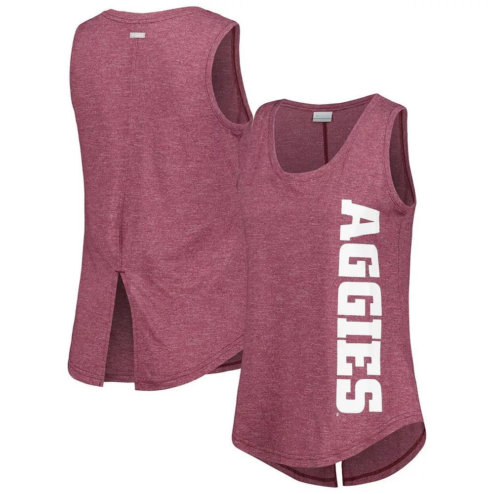 Women's Columbia  Maroon Texas A&M Aggies Cades Cape Omni-Wick Tri-Blend Tank Top, Size: XS, Red Product Image