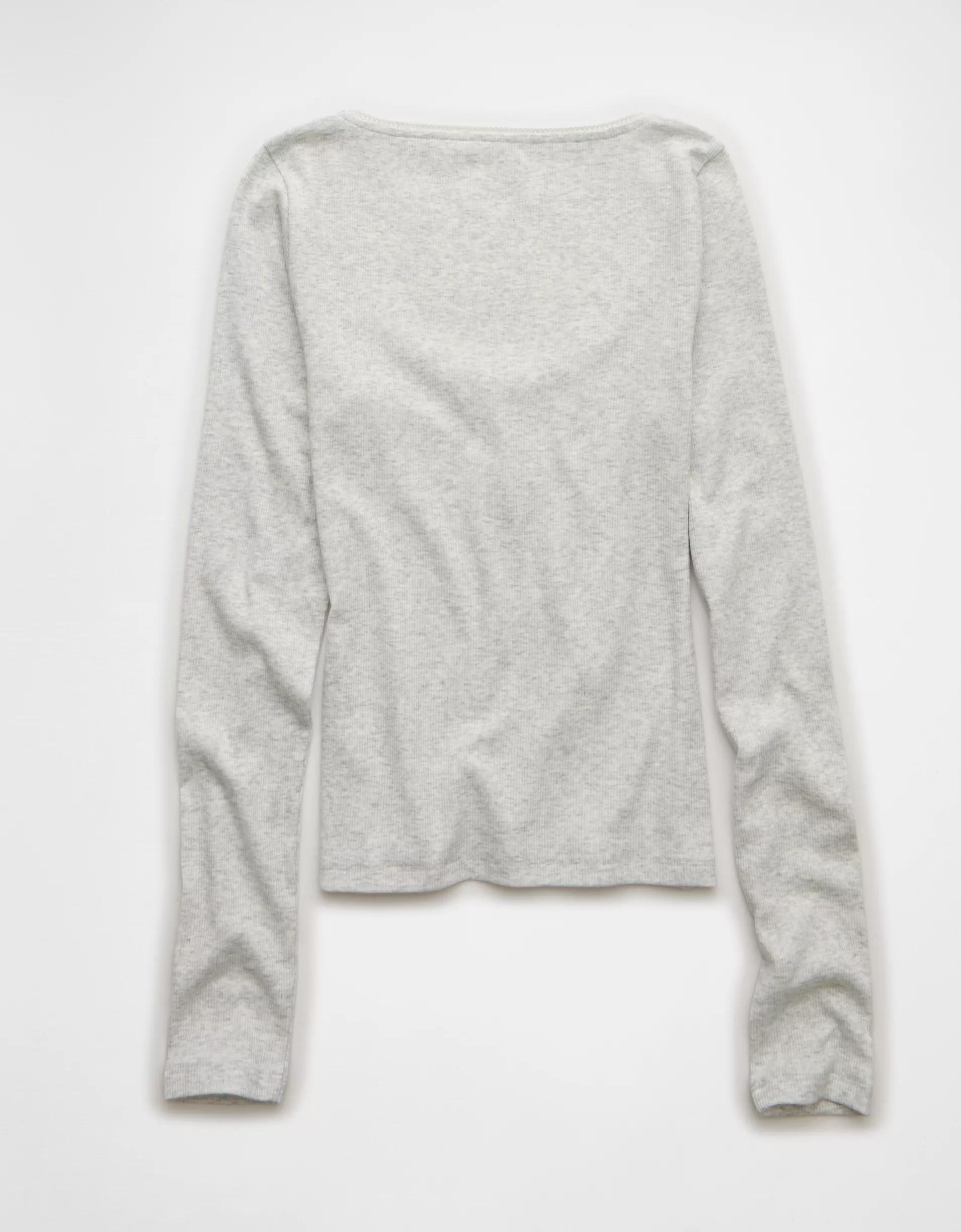 AE Long Sleeve Bow T-Shirt Product Image