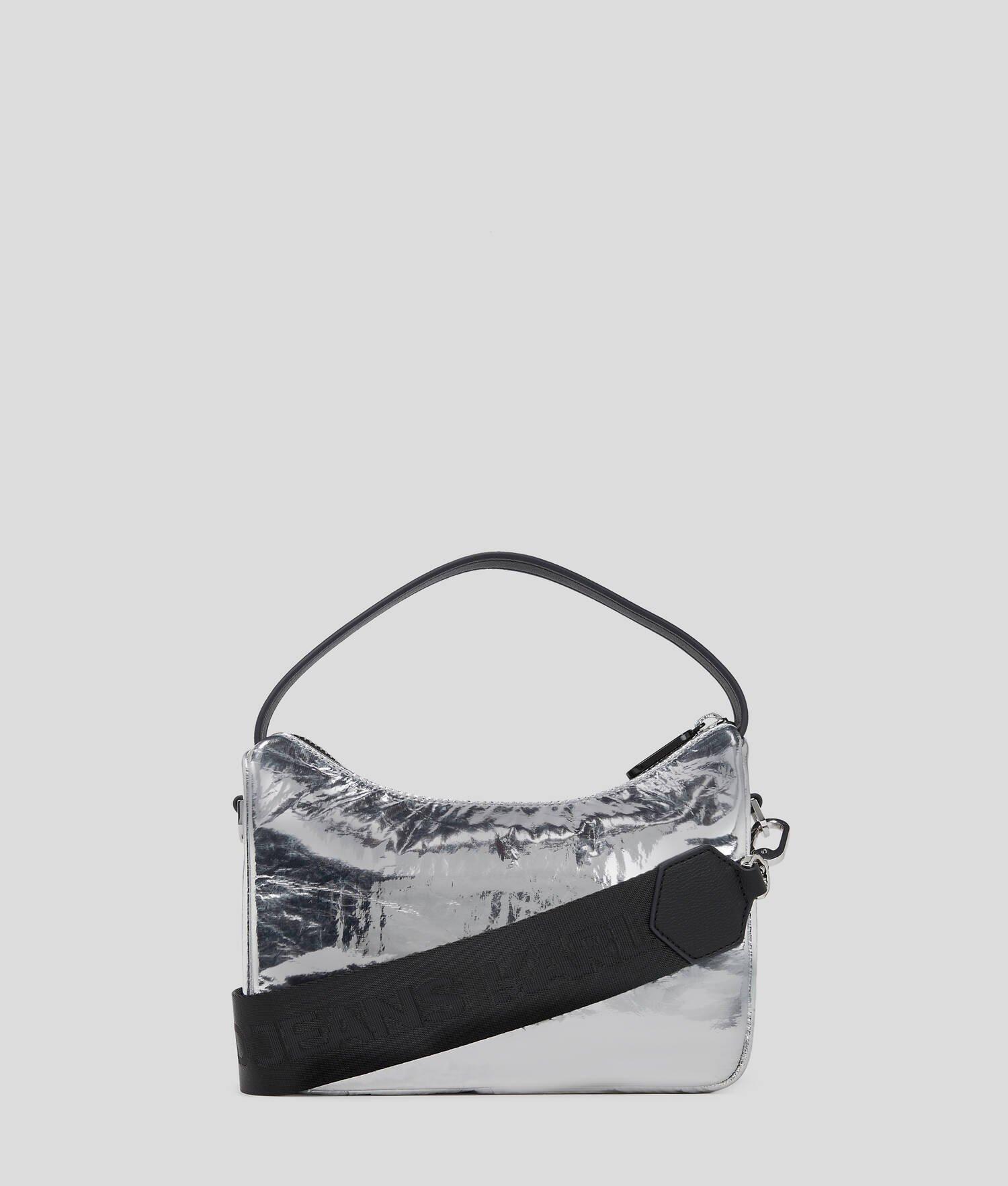 KLJ BOX LOGO METALLIC MINI HOBO BAG Product Image