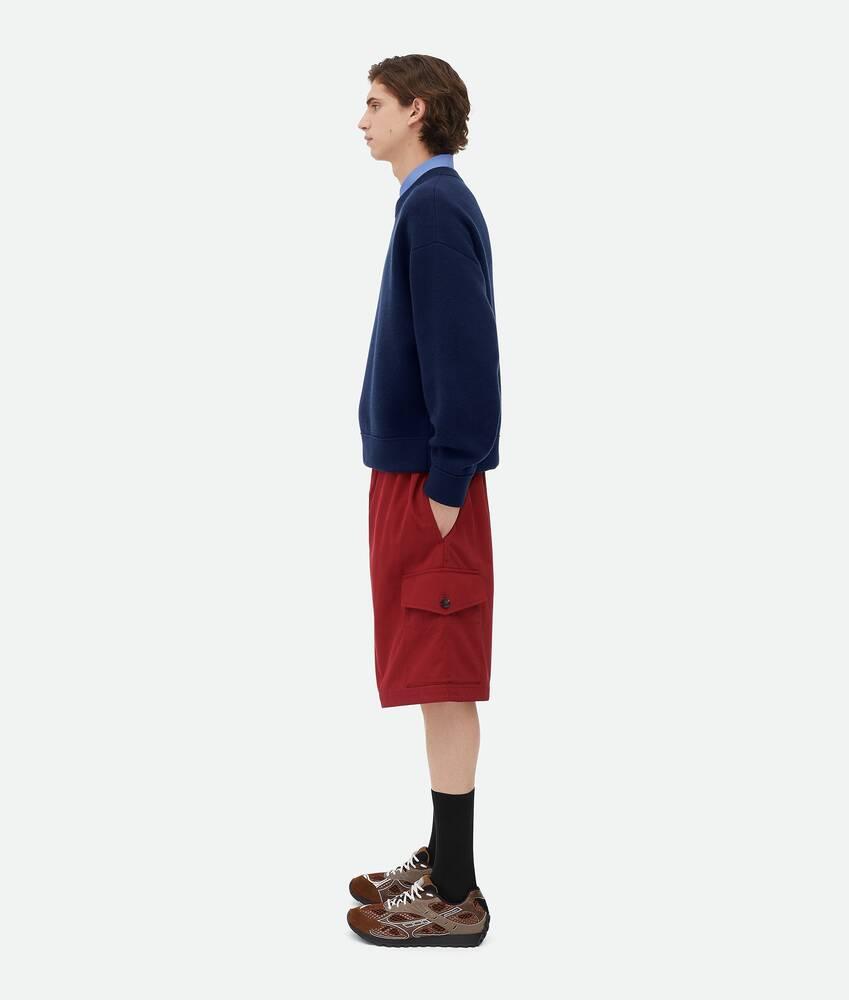 Men's Light Cotton Twill Shorts in Rosewood Product Image