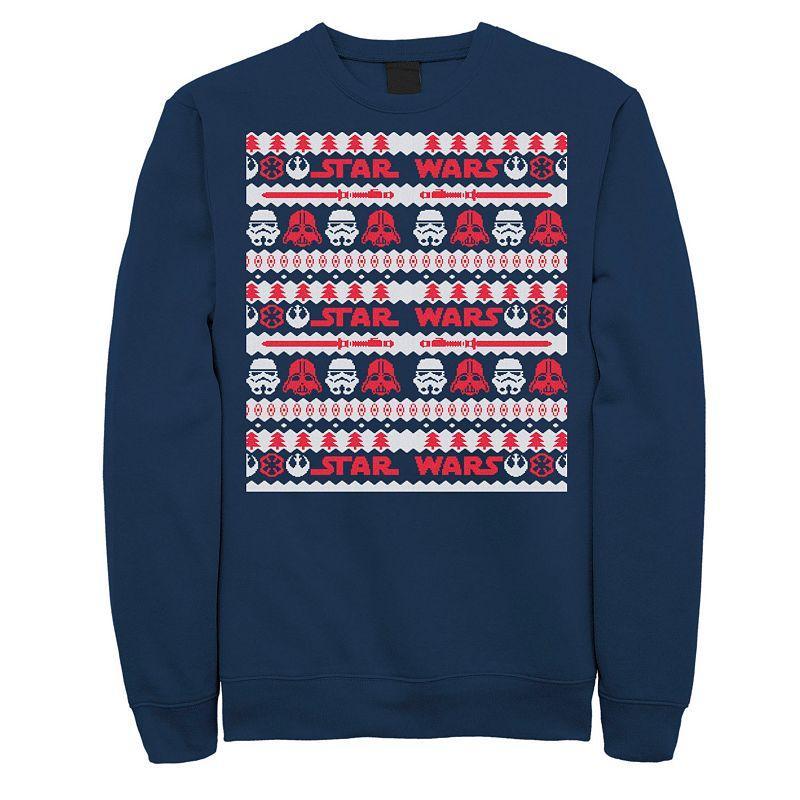Mens Star Wars Vader Trooper Empire Christmas Sweatshirt Product Image