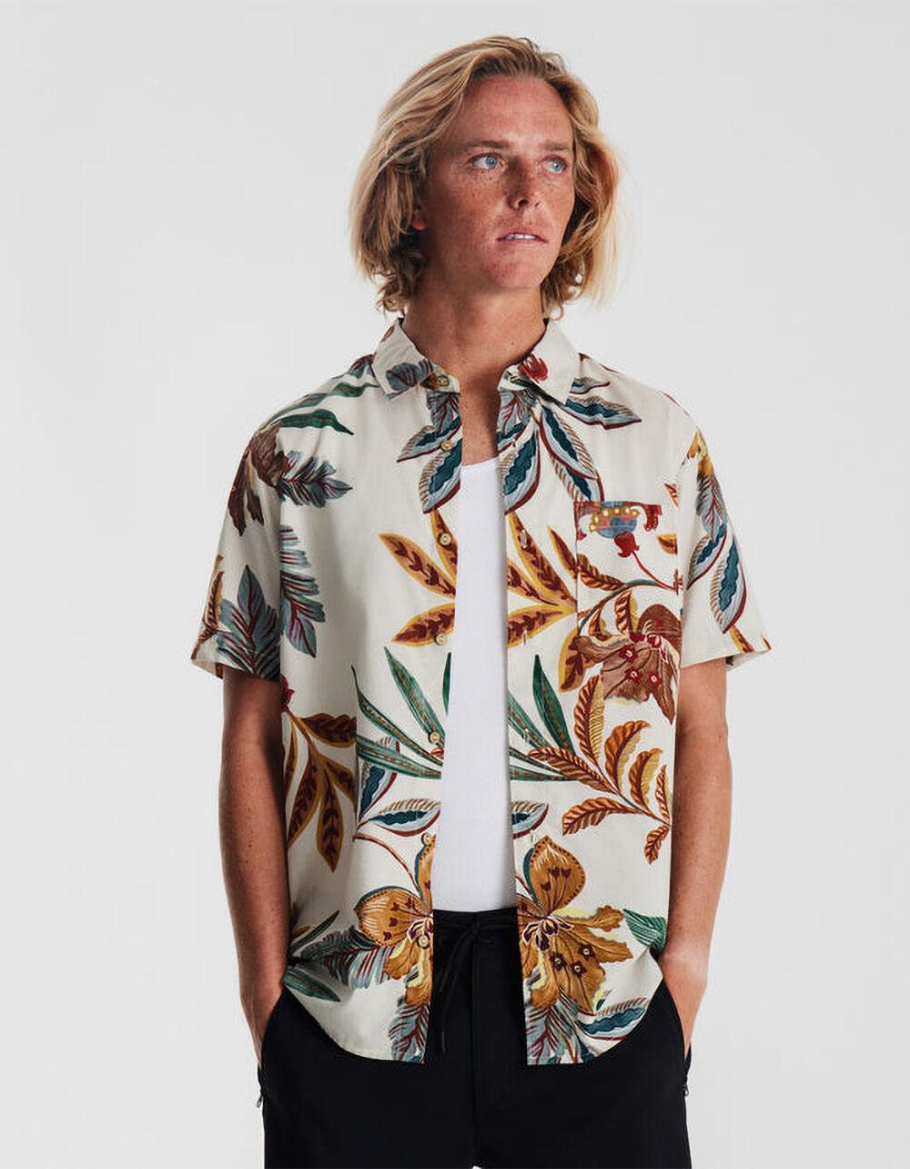 ROARK Journey Mens Button Up Shirt - NATURAL Product Image