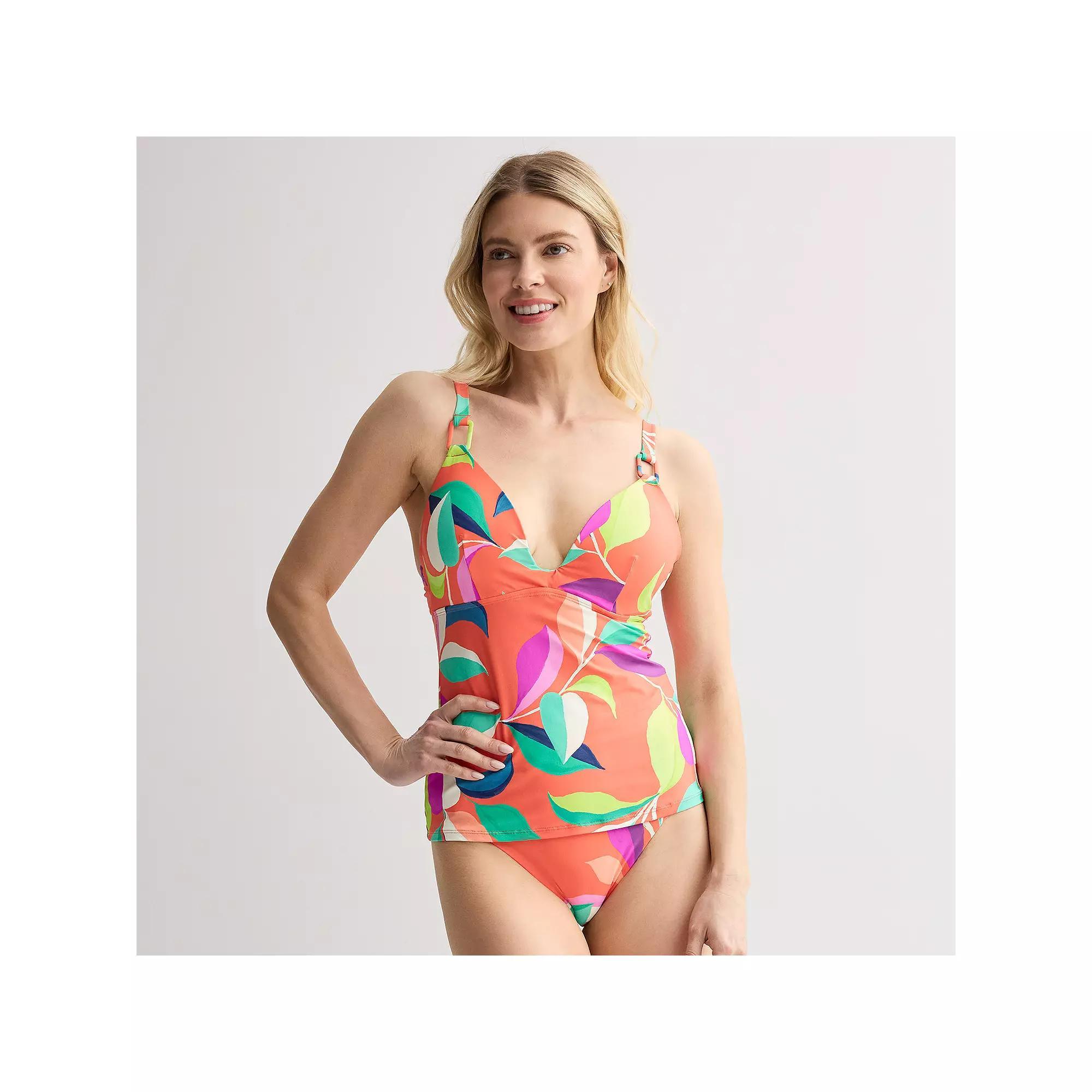 Women's Freshwater Hidden Underwire Tankini Swim Top, Size: XL, Free Spirit Product Image