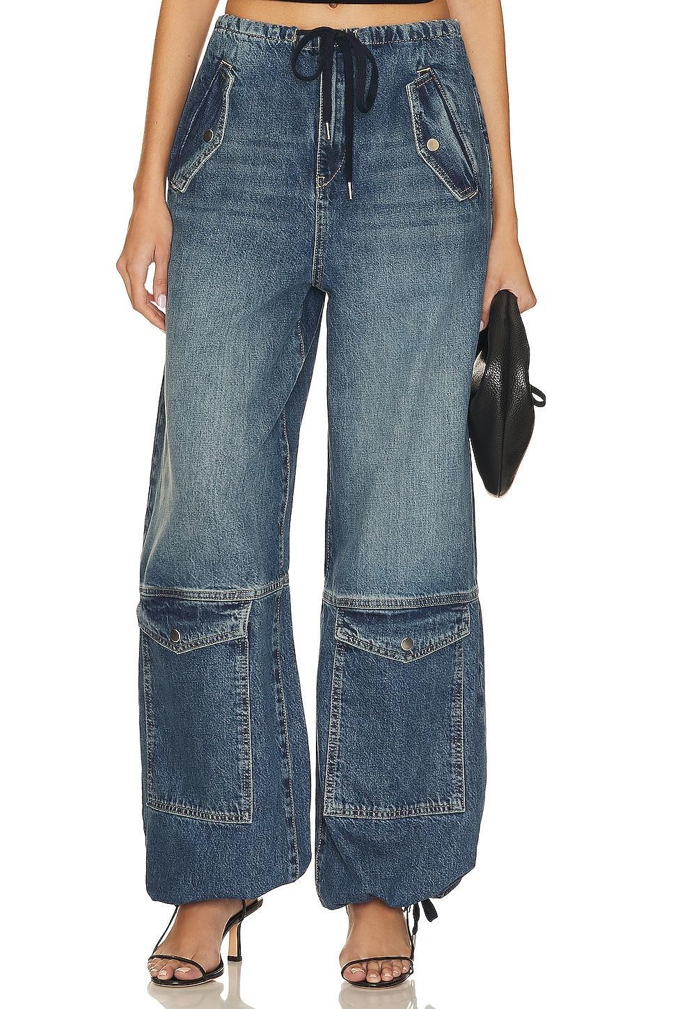 Alix Wide Leg Drawstring Cargo Product Image