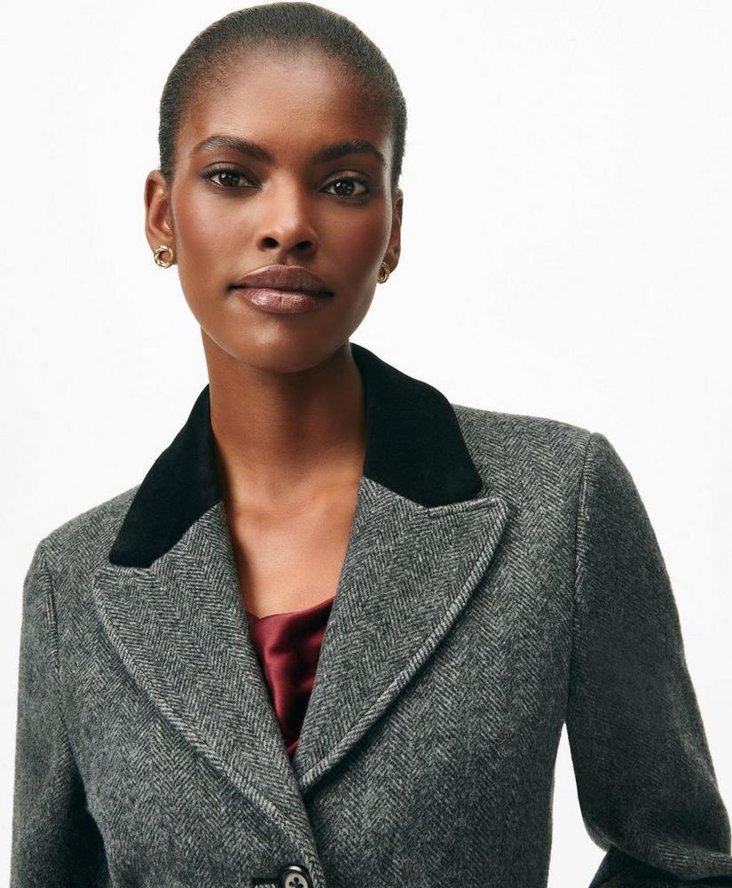 Chesterfield Coat in Wool Blend Product Image