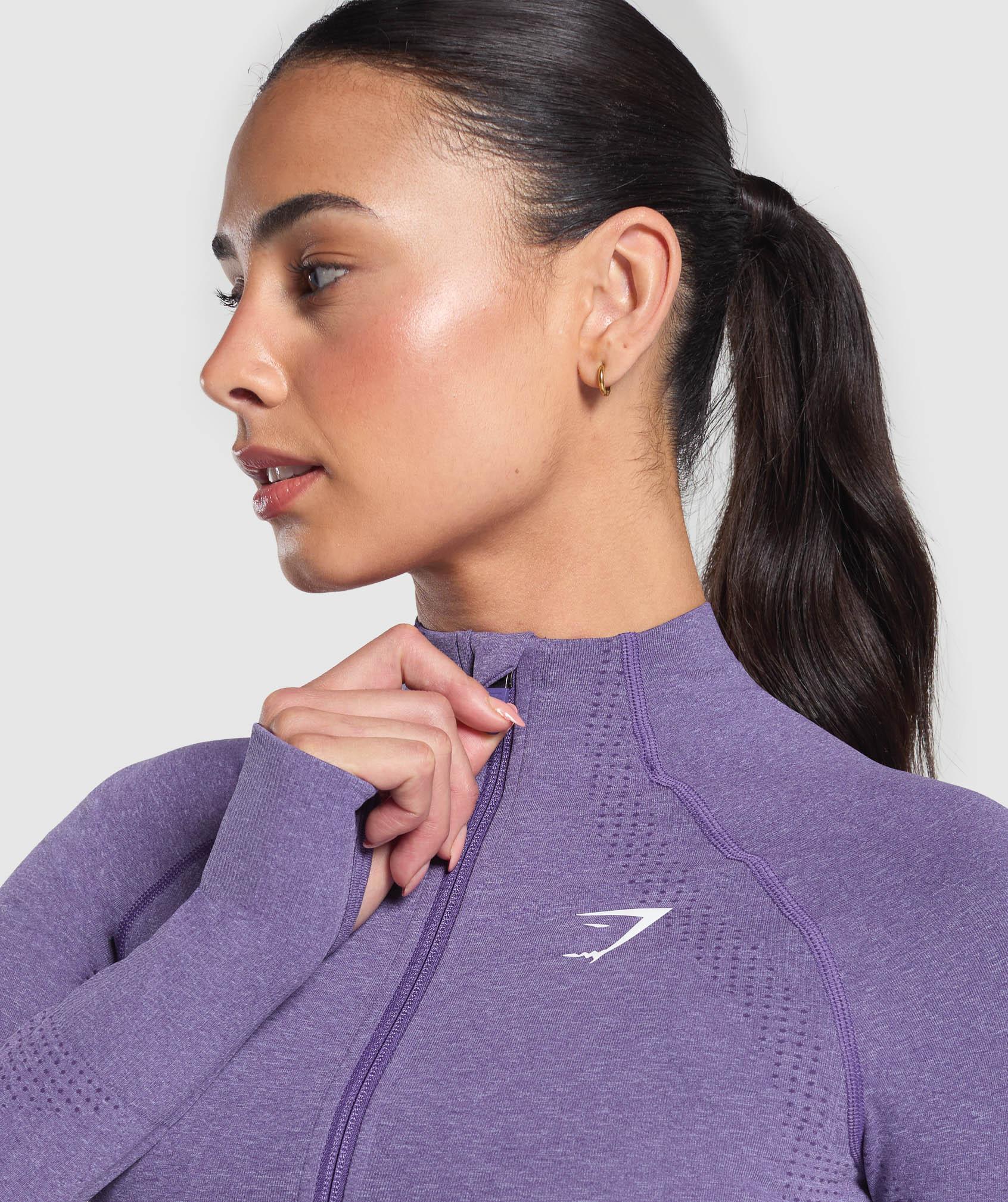 Vital Seamless Midi Zip 2.0 Pullover Product Image