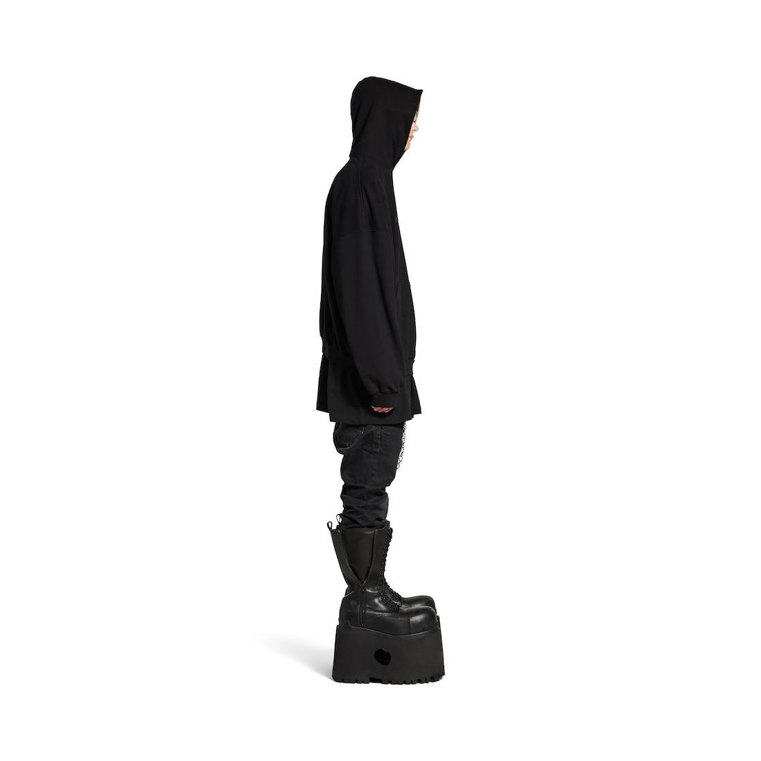 Men's Bb Garderobe Hoodie Large Fit in Black Product Image
