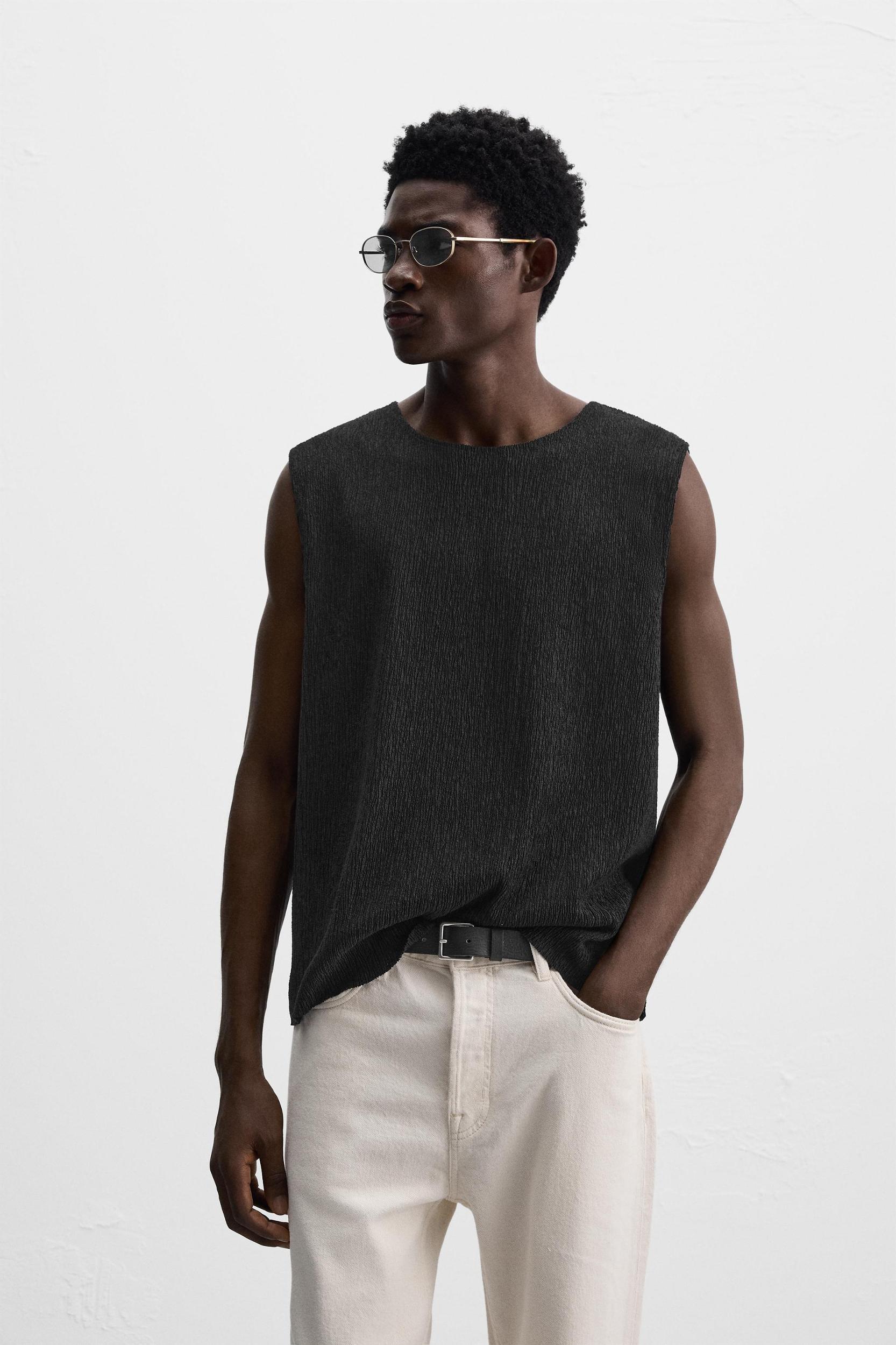TEXTURED TANK TOP Product Image