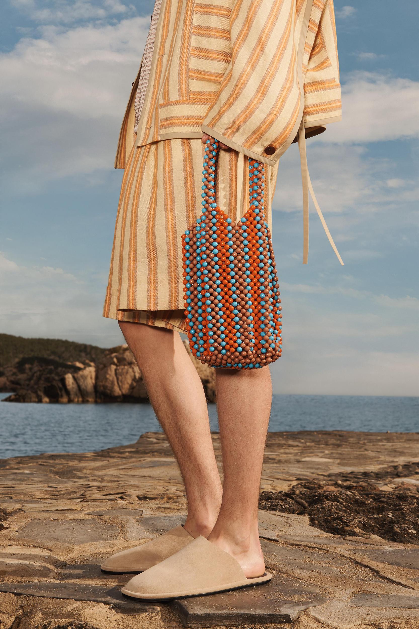 LIMITED EDITION STRIPED LINEN JACKET Product Image