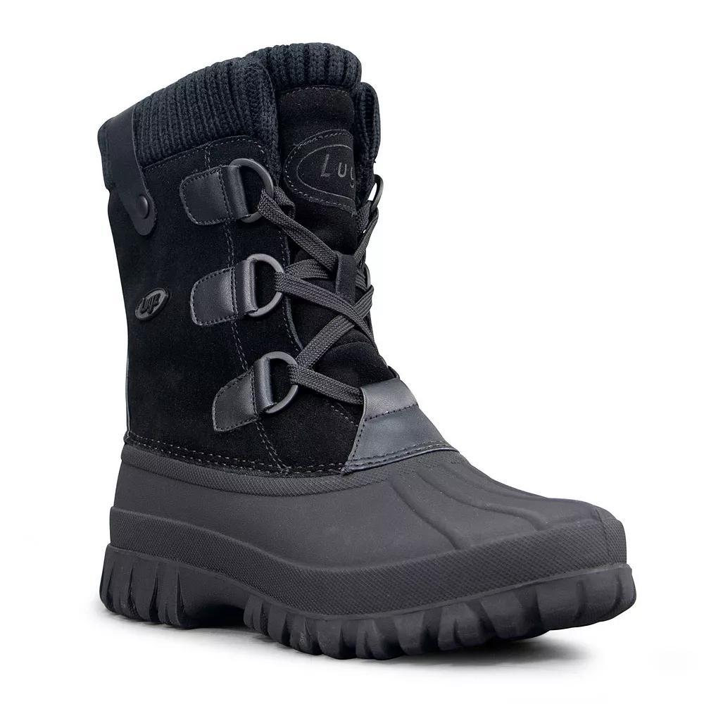 Lugz Stormy Womens Waterproof Winter Boots Roasted Peanut Ivory Product Image