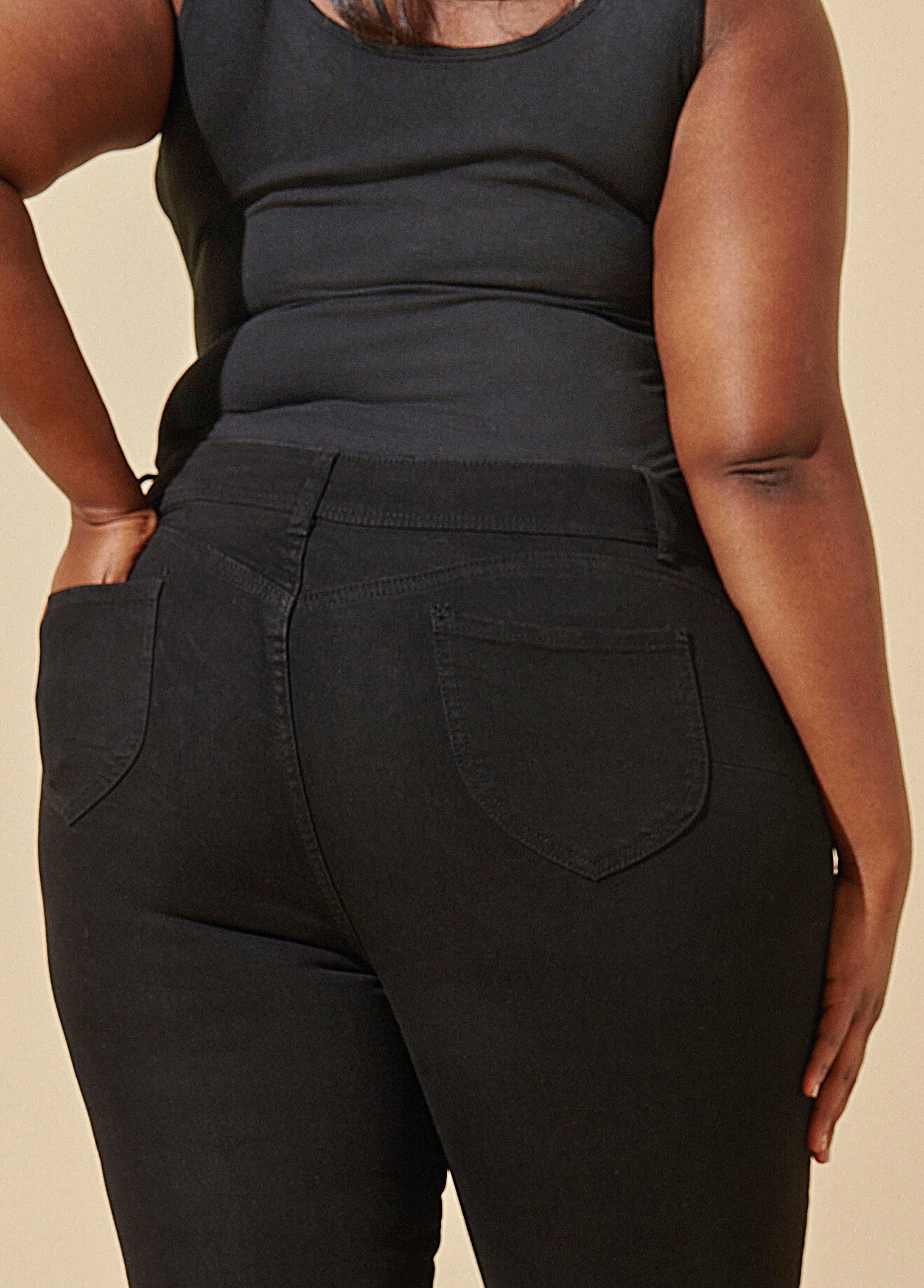 Plus Size Fearless Black Skinny Jeans Ashley Stewart Product Image