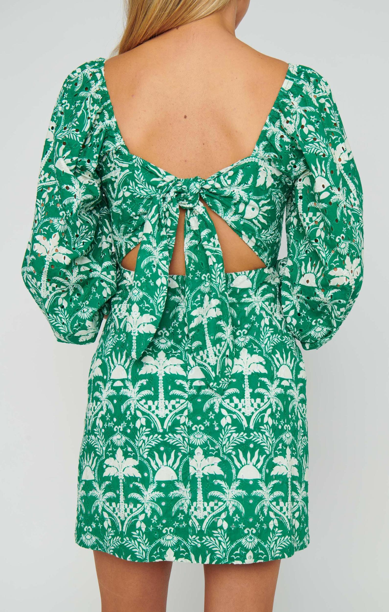 Tamara Tie Back Dress ~ Tiki Palms Product Image