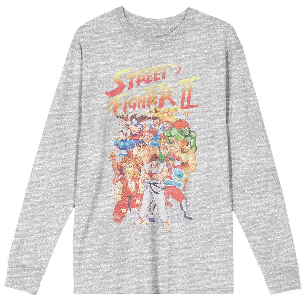 Men's Street Fighter 2 Tee, Size: Small, Grey Product Image