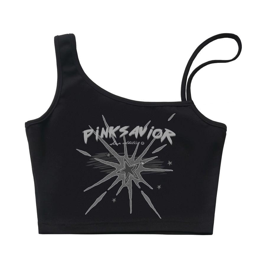 Single Shoulder Camisole Top Product Image