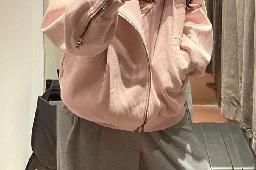 Hooded Zip-Up Jacket Product Image