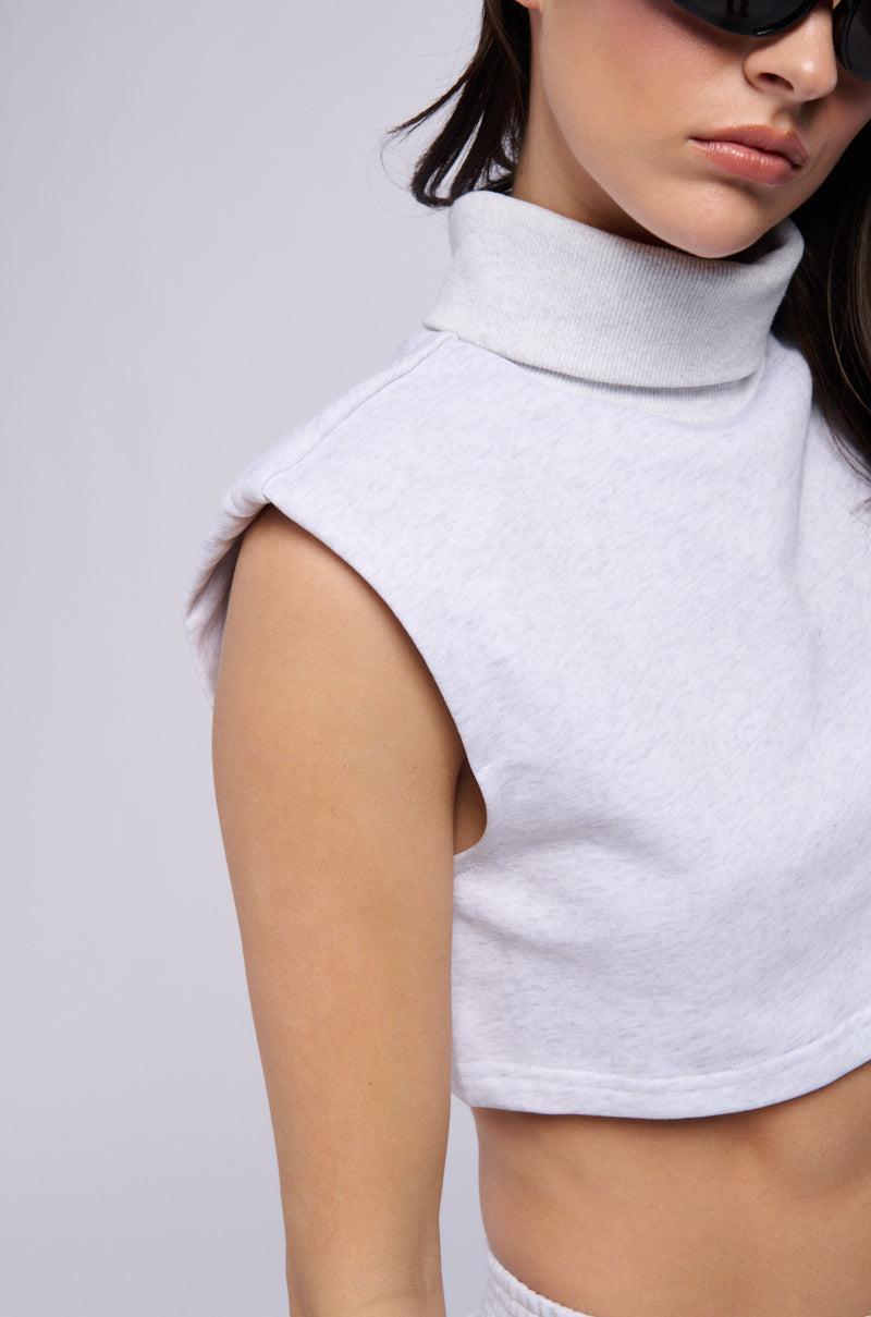 SATURDAZE TURTLENECK SLEEVELESS TOP Product Image