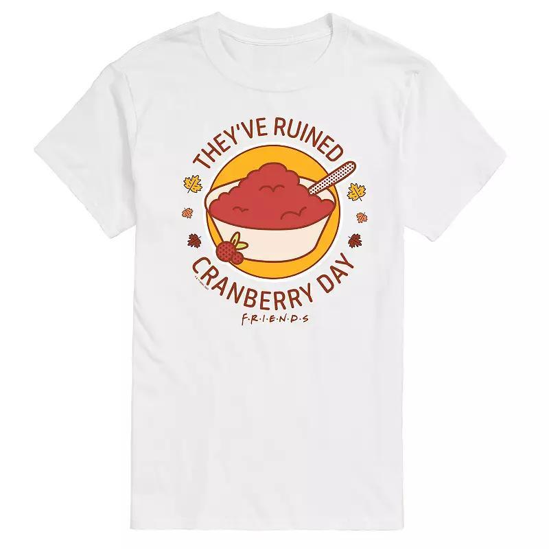 Mens Friends Theyve Ruined Cranberry Day Graphic Tee Product Image
