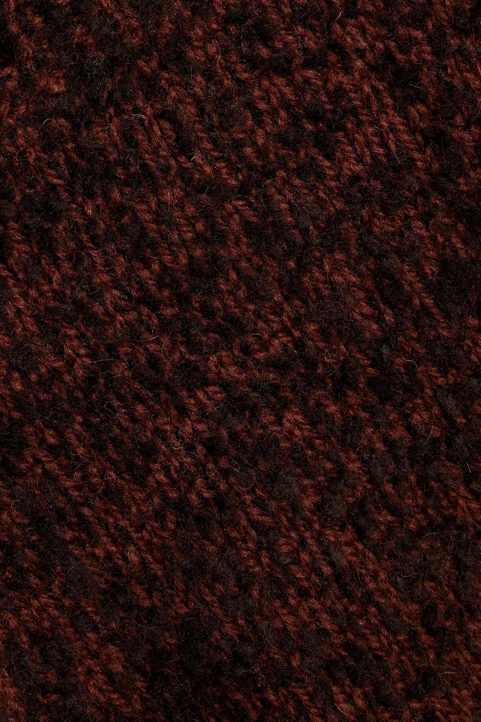 DRIES VAN NOTEN Marled Wool-blend Sweater In Brown Product Image