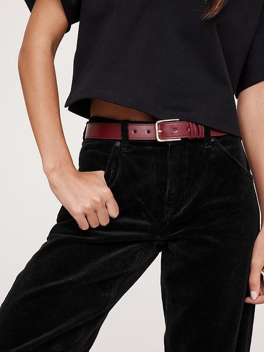 The Slouchy Straight Corduroy Pant Product Image