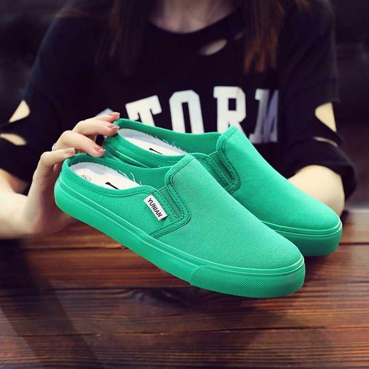 Canvas Mules Slip-Ons Product Image