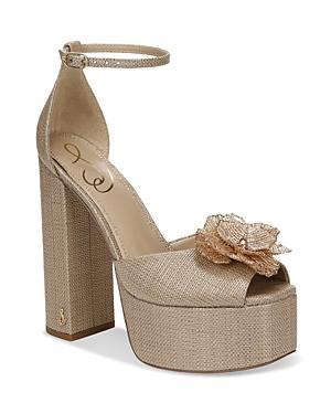 Sam Edelman Womens Kori Flora High Heel Platform Sandals Product Image