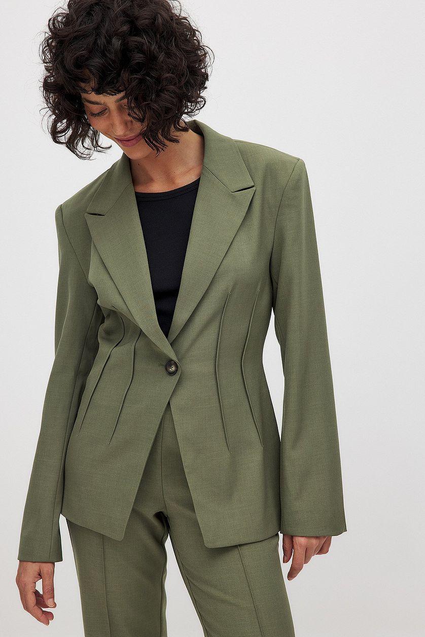 Fitted Blazer Black Product Image