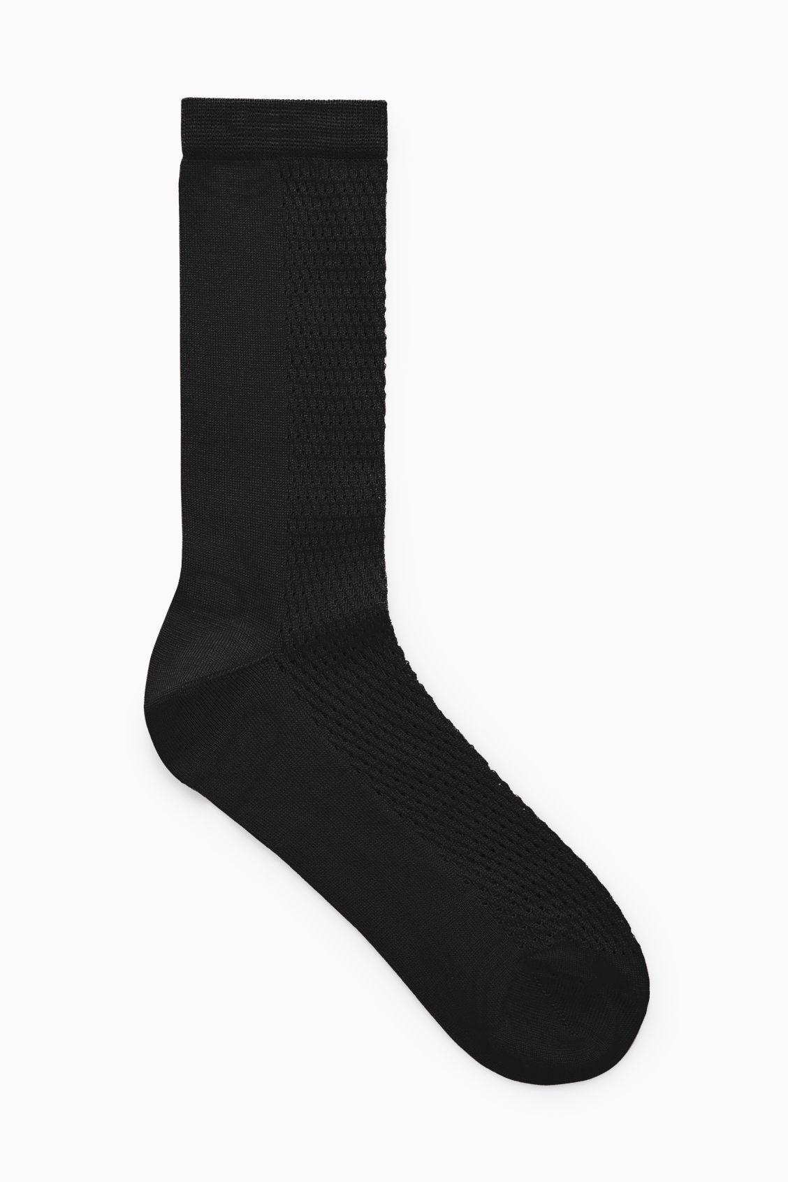 CHUNKY RIBBED WOOL SOCKS Product Image