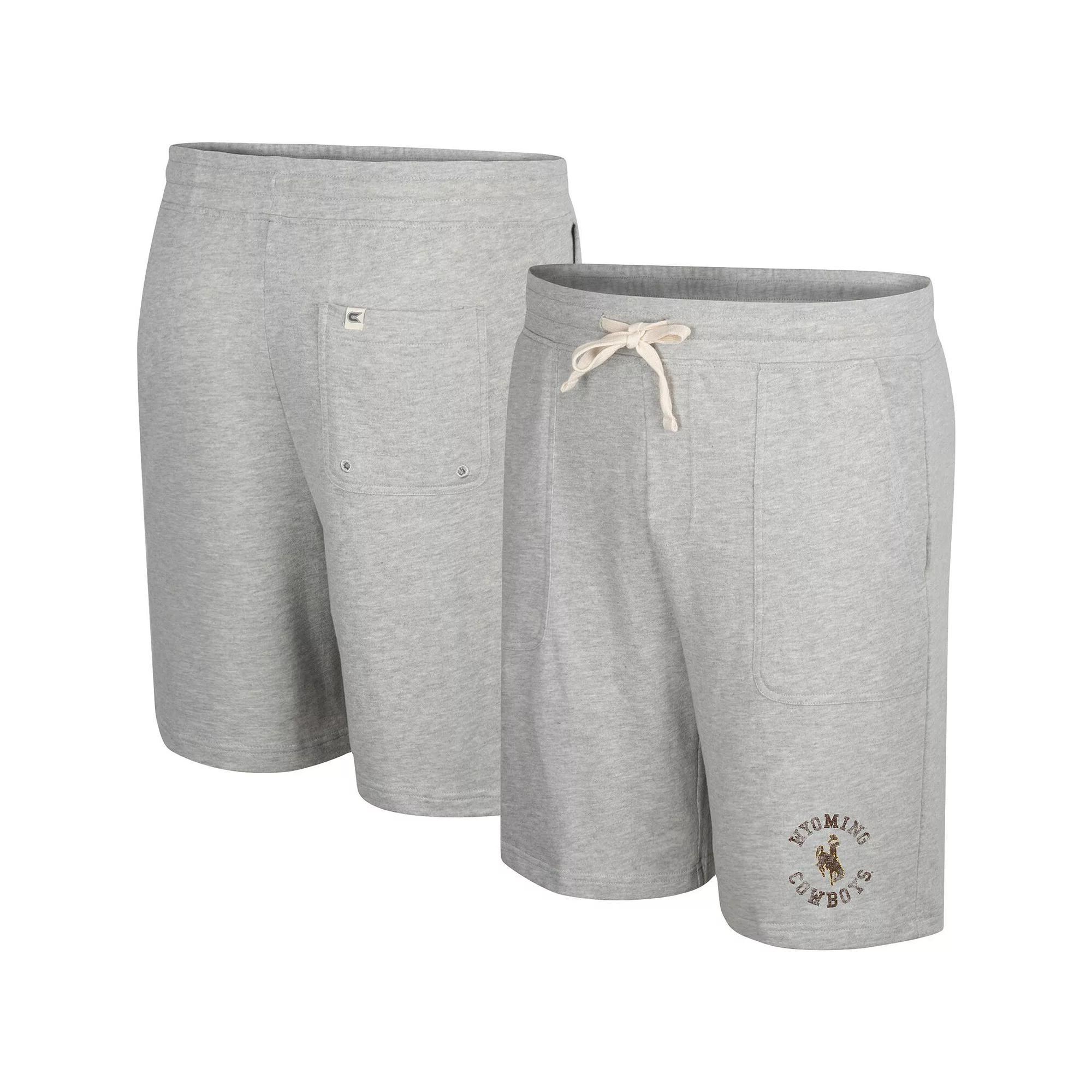 Men's Colosseum Heather Gray Louisville Cardinals Love To Hear This Terry Shorts, Size: Large, Grey Product Image
