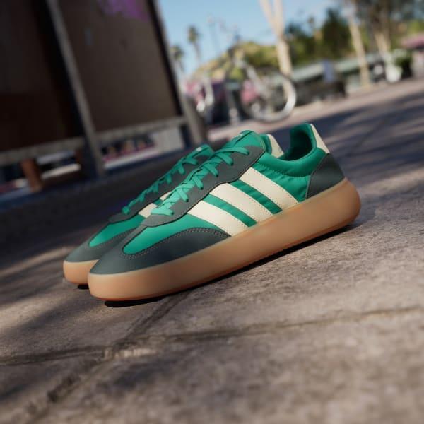 adidas Barreda Decode Men's Sportswear Shoes, Size: 12, Utility Yellow Blue Product Image