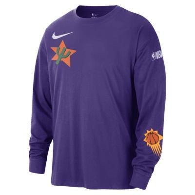 Milwaukee Bucks Courtside City Edition Nike Men's NBA Max90 Long-Sleeve T-Shirt Product Image