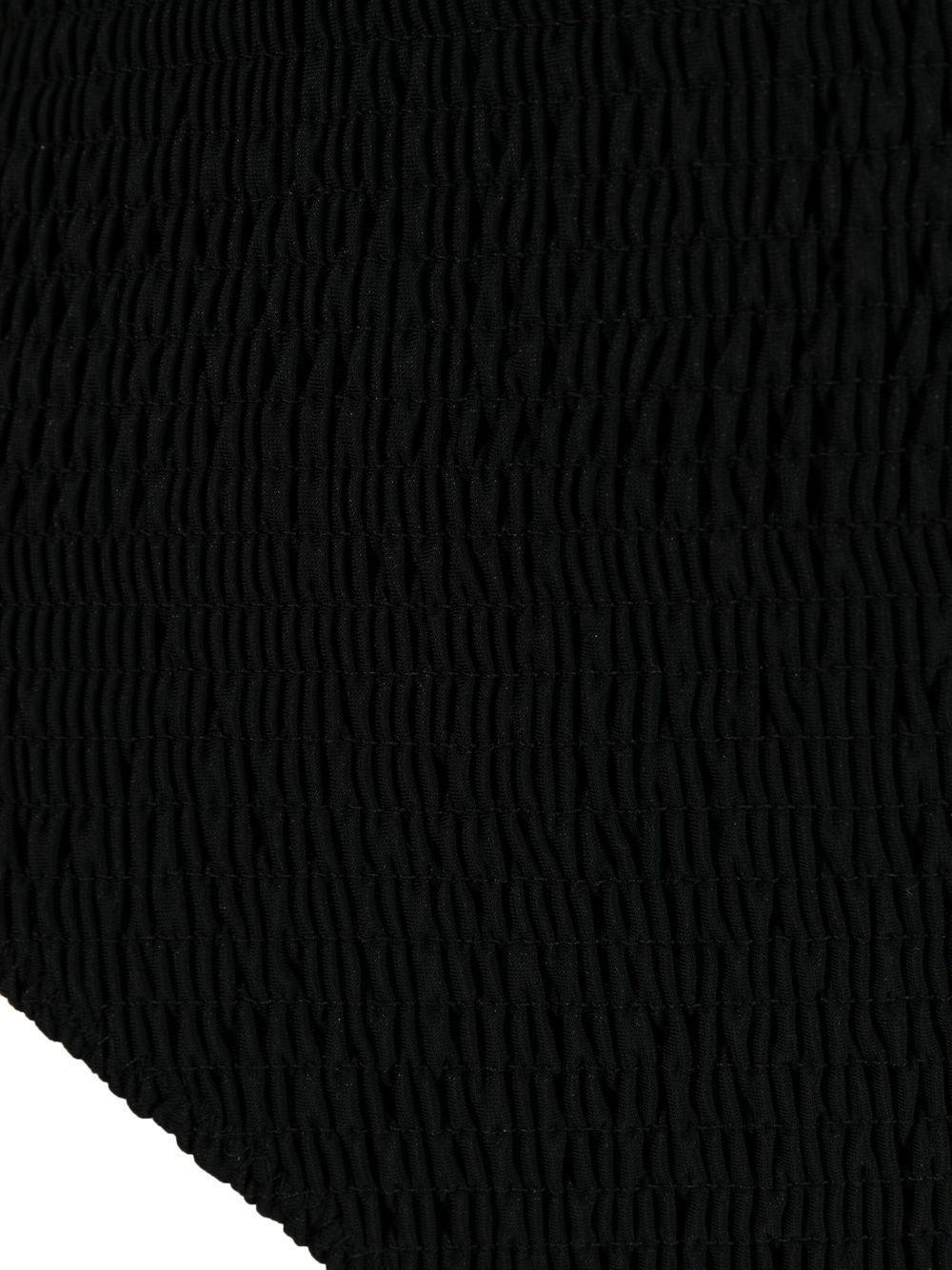 Smocked high-waisted bikini bottoms Product Image