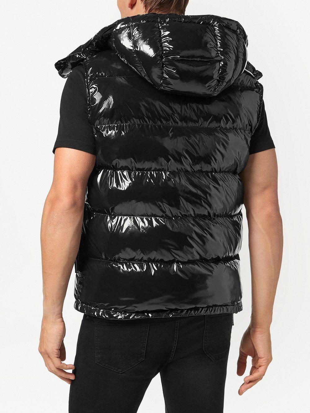 logo-patch padded gilet  Product Image