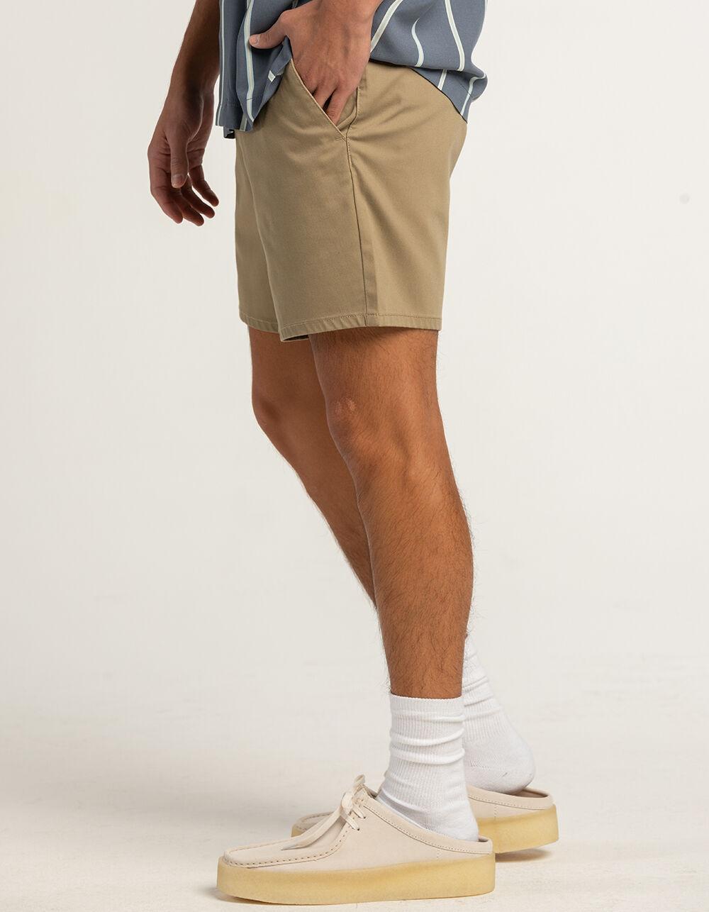 RSQ Mens Shorter 6" Chino Shorts - WASHED NAVY Product Image