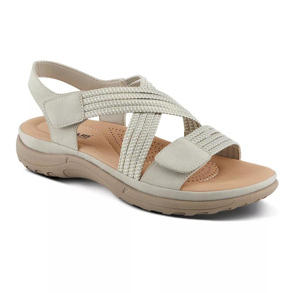 Flexus by Spring Step Crossbeam Women's Sport Sandals, Size: 41, Light Gray Product Image