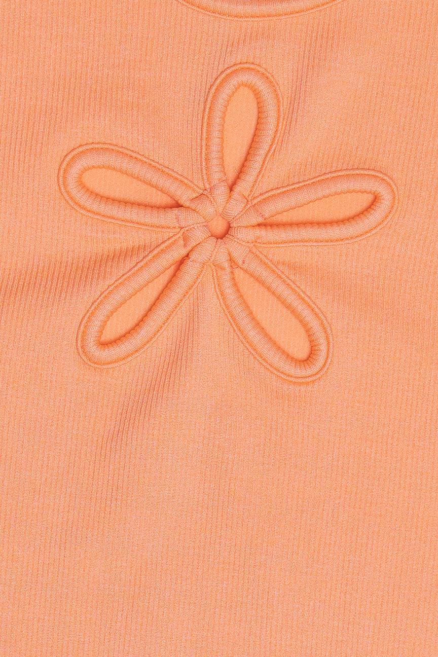 Flower Cut Out Seamless Tank Top Product Image