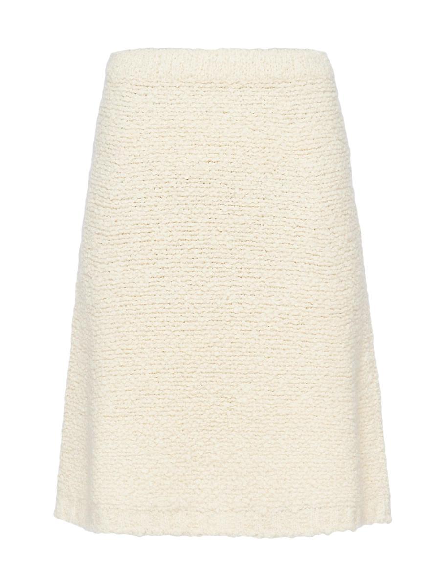 Wool Boucle Skirt Product Image