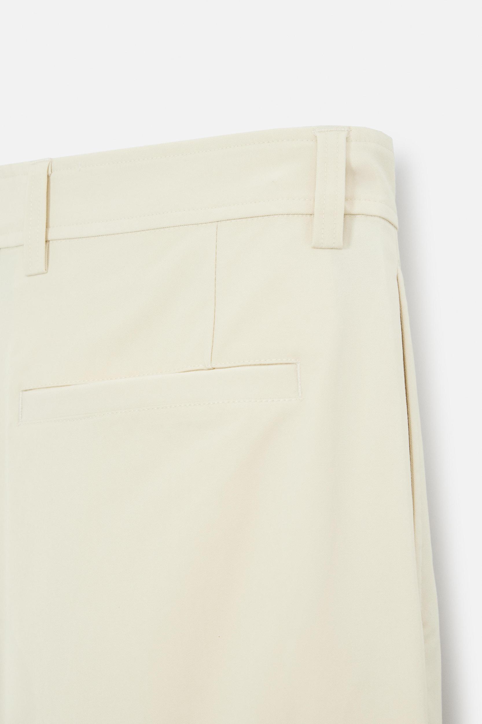 VISCOSE BLEND CHINO PANTS Product Image