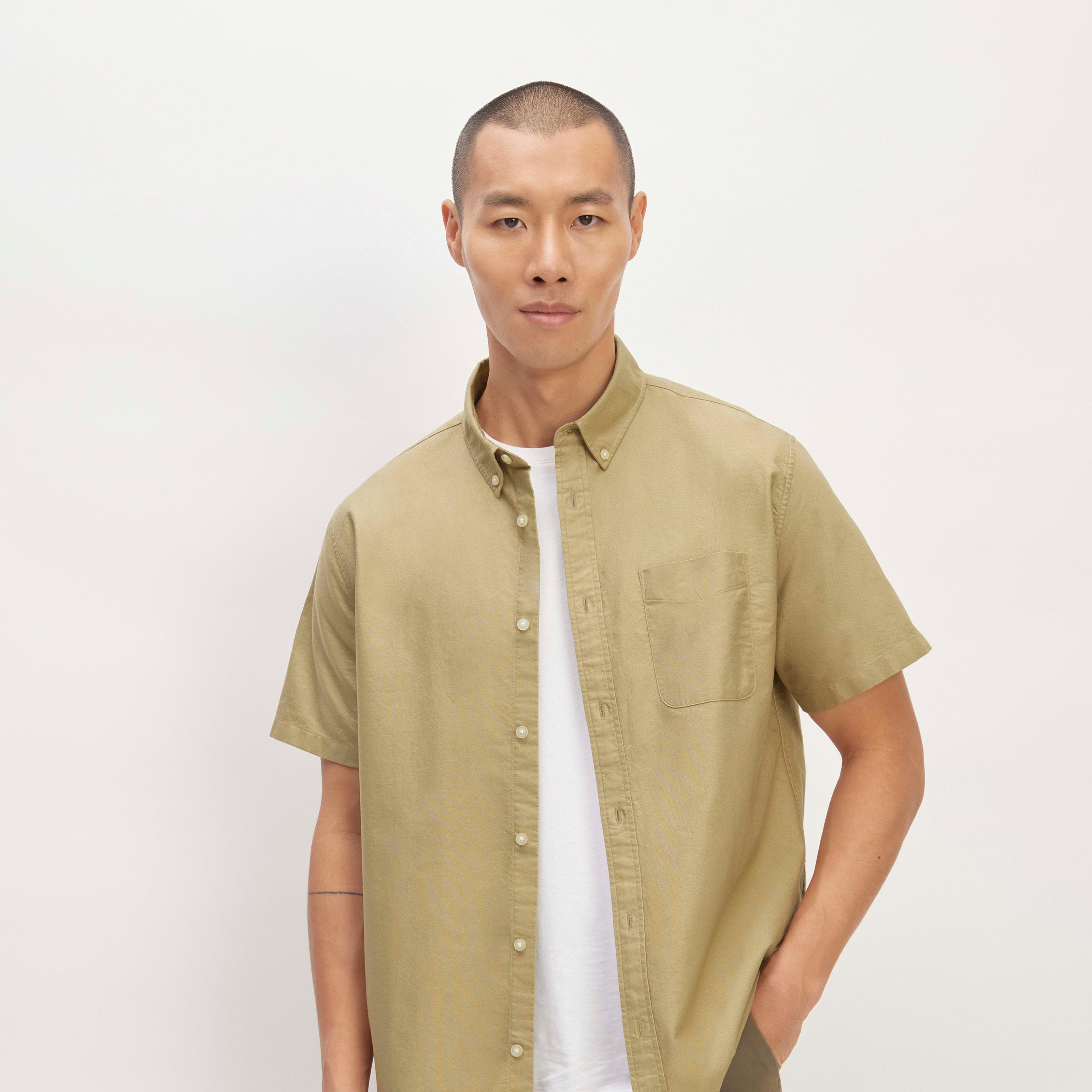 The Organic Short Sleeve Oxford Shirt Product Image