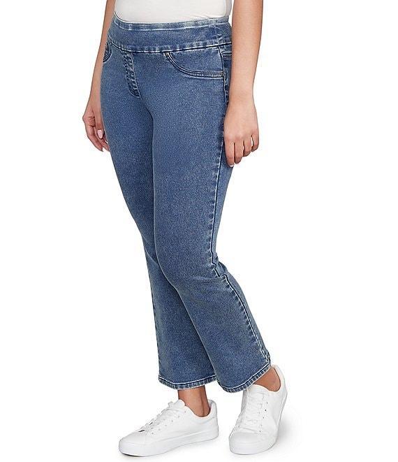 Ruby Rd. Stretch Pull-On Ankle Jeans Product Image