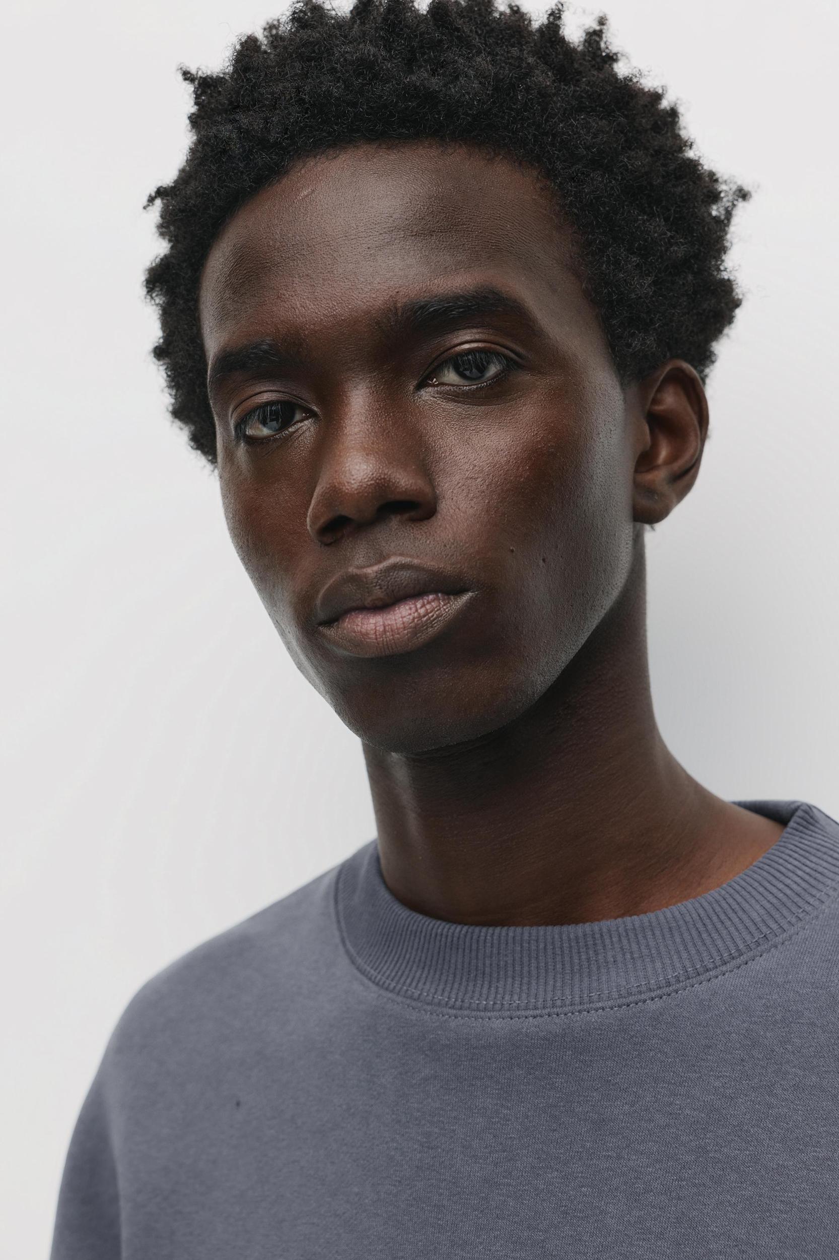 Basic crew neck sweatshirt Product Image
