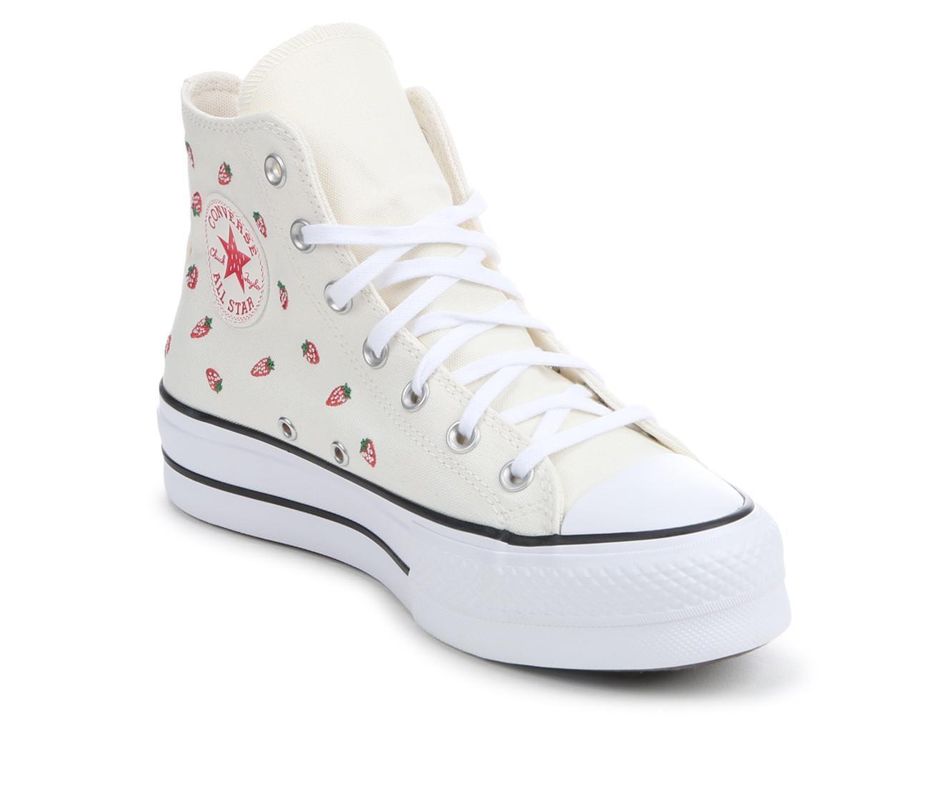 Women's Converse Chuck Taylor All Star Lift Hi Strawberry Sneakers Product Image