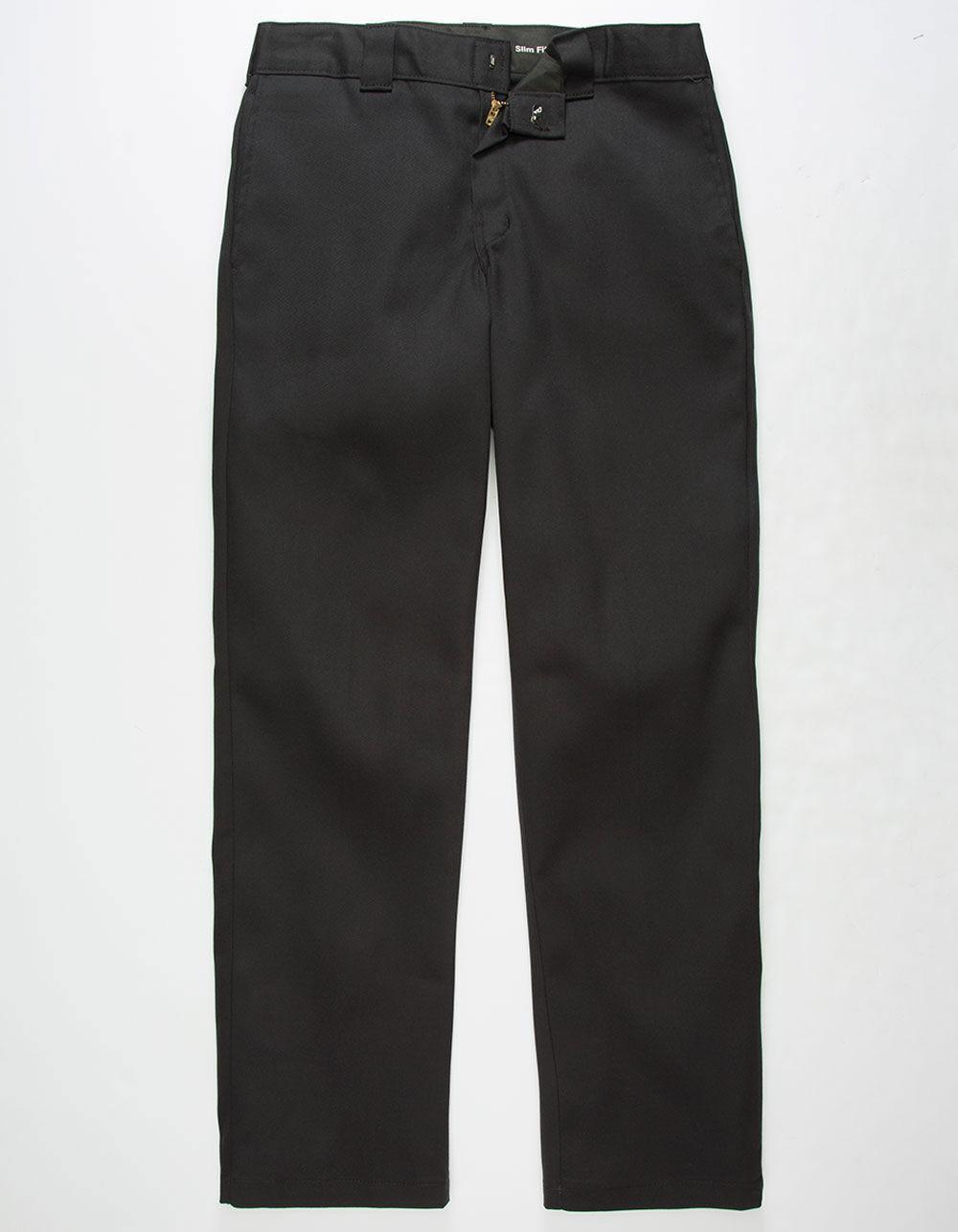 DICKIES 873 Flex Slim Fit Mens Pants - BLACK Product Image