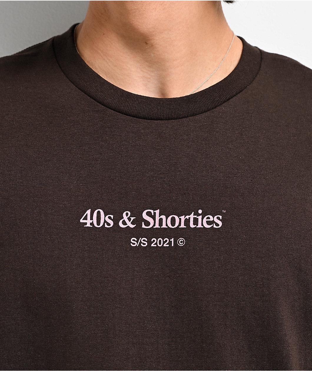 40s & Shorties General Logo Brown T-Shirt Product Image