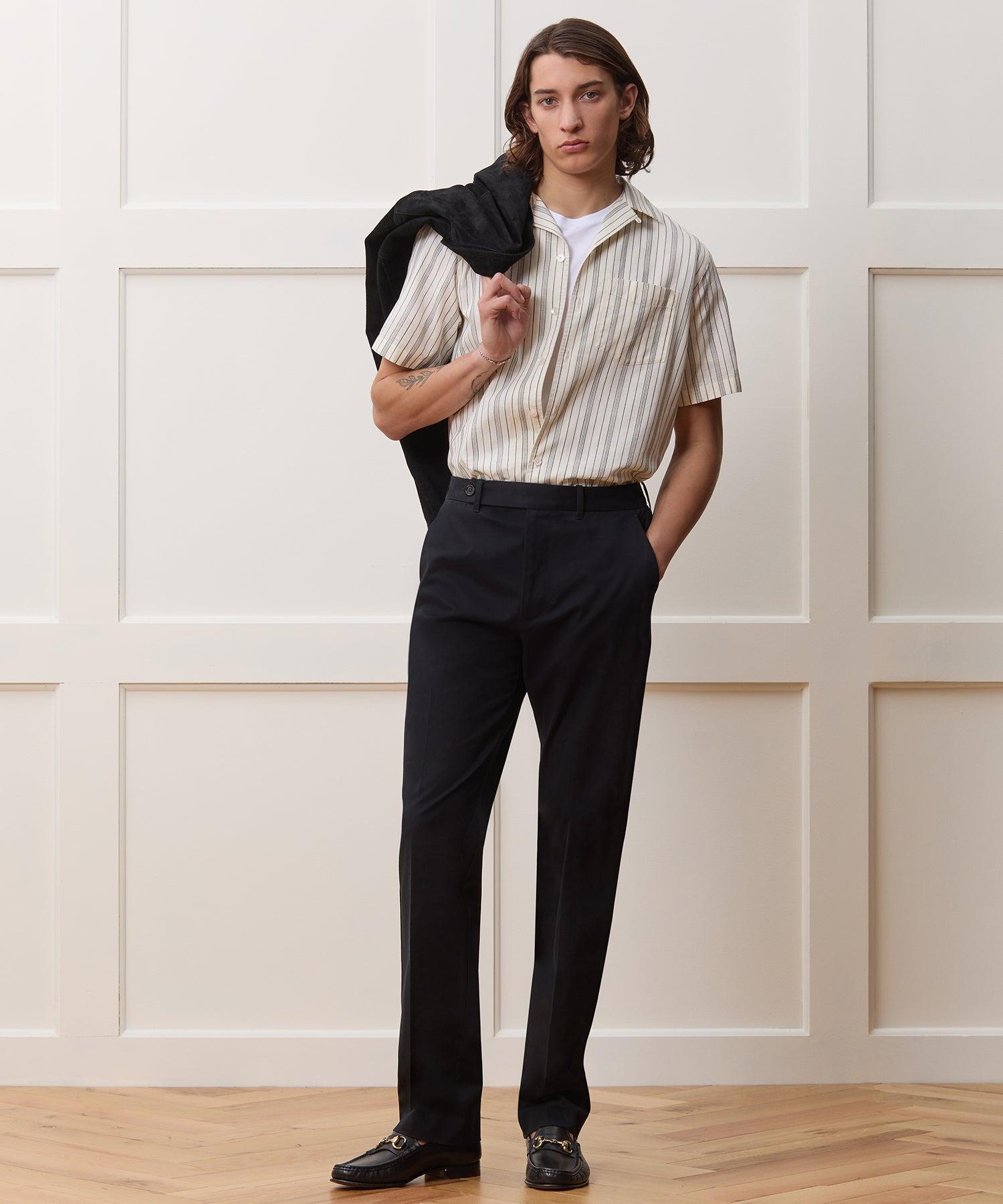 Italian Cotton Tab Chino Product Image
