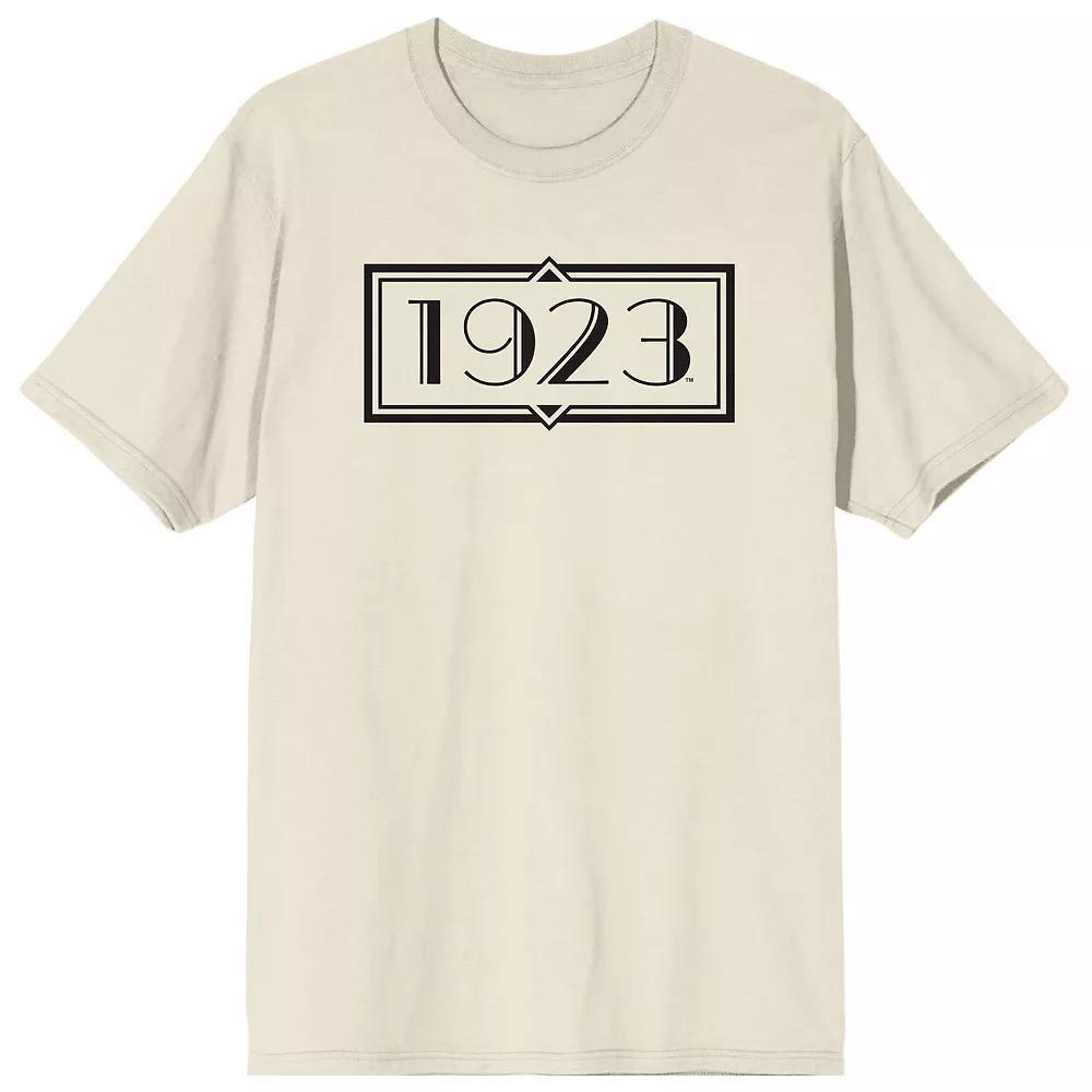 Men's Yellowstone 1923 Logo Graphic Tee, Size: Small, Beige Product Image