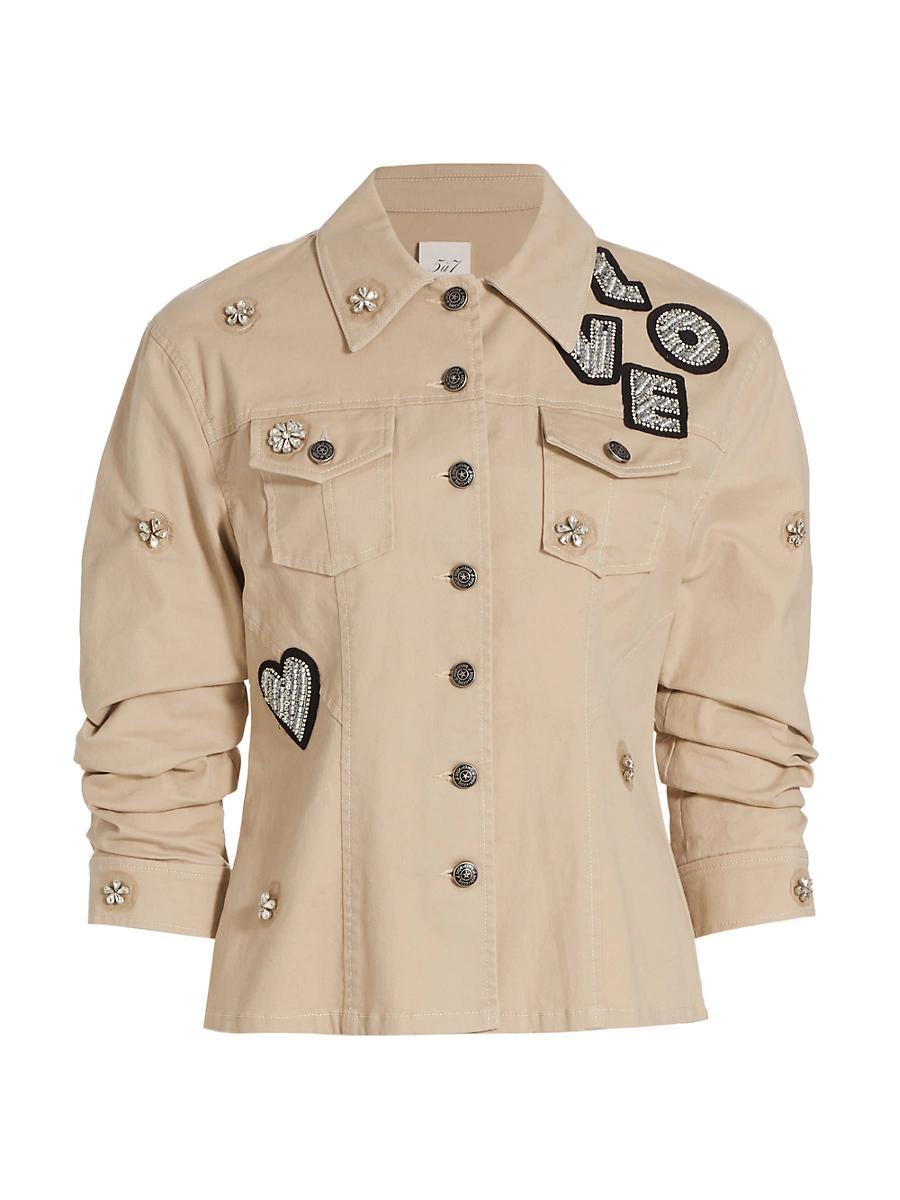 Womens Canyon Crystal-Embellished Jacket Product Image