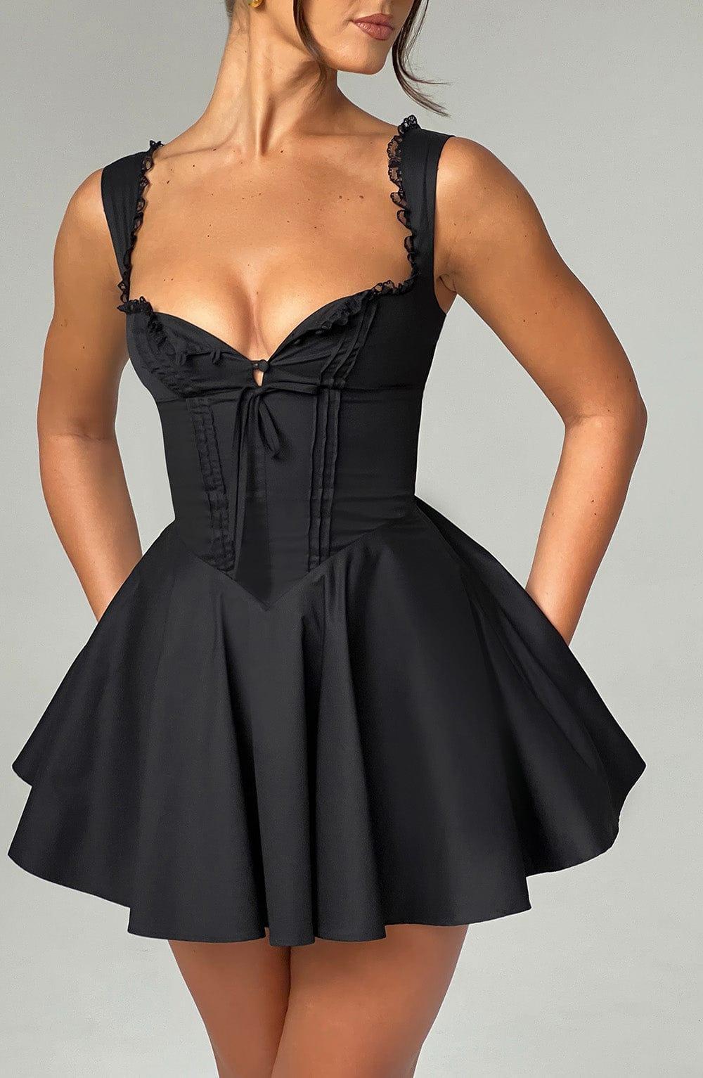 Antonella Mini Dress - Black Product Image
