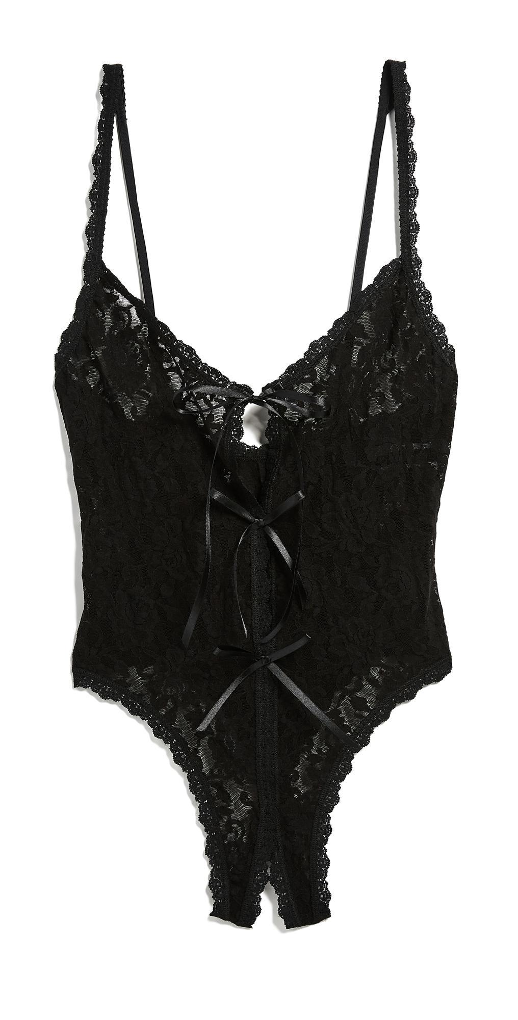 Hanky Panky After Midnight Signature Lace Open Panel Teddy Bodysuit Product Image