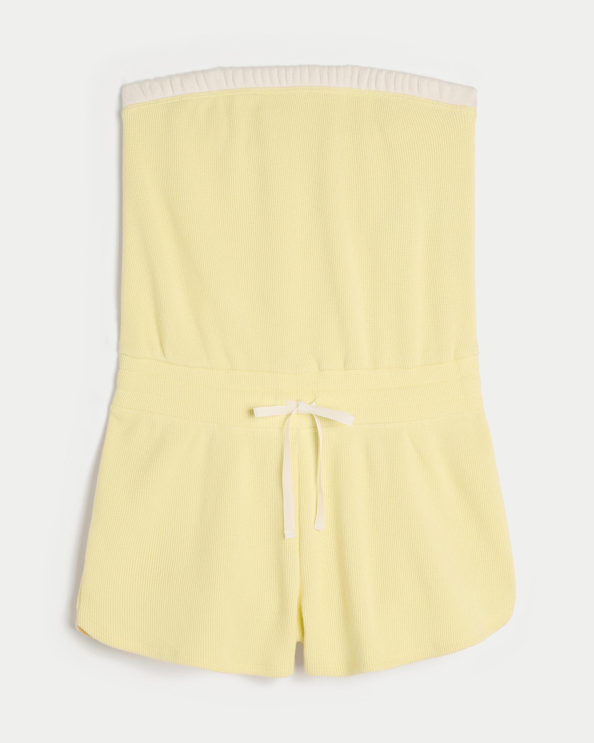 Gilly Hicks Cozy Strapless Waffle Onesie Product Image